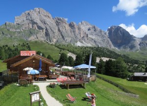 Mountain rifugio in the Dolomites
