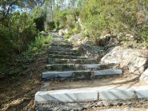 Unending stairs. 