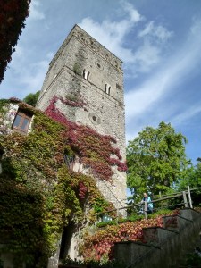 Much of Villa Rufolo is lost to the ages. This tower dominates the remains.