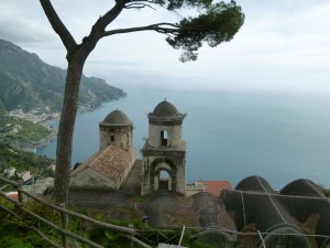 Iconic Ravello view from Villa Rufolo.