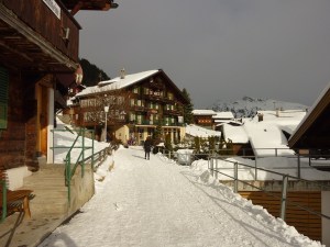 Murren in winter.