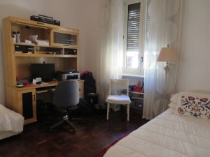 The guest room now ready for guests.