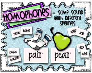 homophones