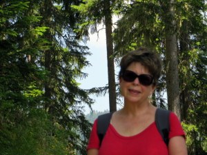 I told Ric, "Try not to show how much I am sweating." On the trail to Saltria.