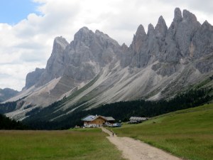 Little Rifugio Malga Brogules, beneath the Seceda Plateau, Puez-Odle.