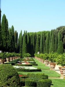 Formal gardens, Lazio Albano, the Papal Gardens