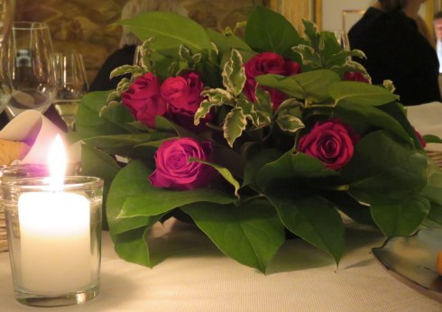 Elegant tablesetting at the Hassler. 