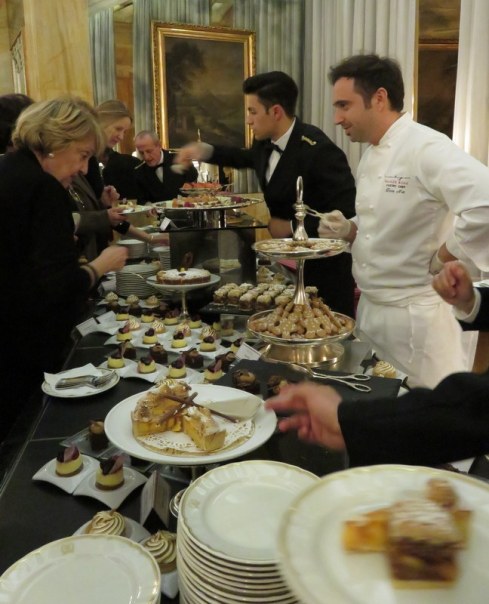 Dessert buffet: no pumpkin pie in sight.