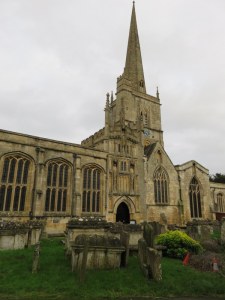 St. John the Baptist in Burford, a so-called "wool church" as it was funded by wealth from wool.