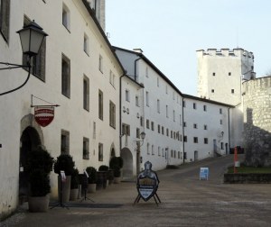 One of the things we really love in Europe is that no matter where you go -- even a medieval castle high on a hill -- there will be a quality cappuccino available, served in a ceramic cup.