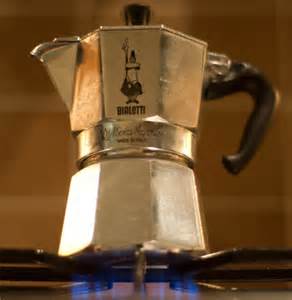 The Moka pot, Italian stallwart of the AM, must actually fit on the burner to work.
