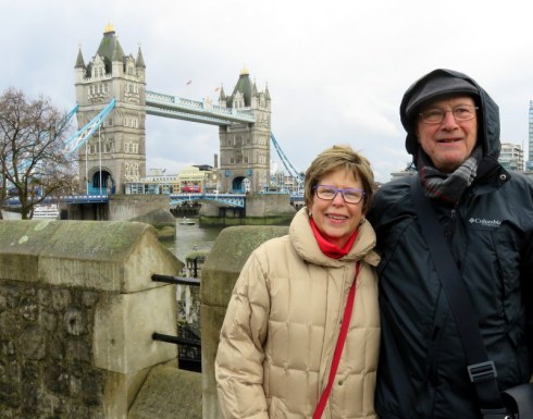 It was cold that day we visited the Tower of London and Tower Bridge!