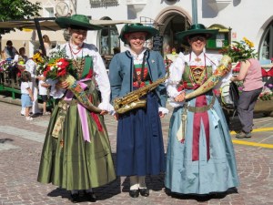 Three of the more elaborate costumes. 