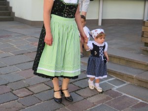 Even the tiniest participant has to have the right attire. 